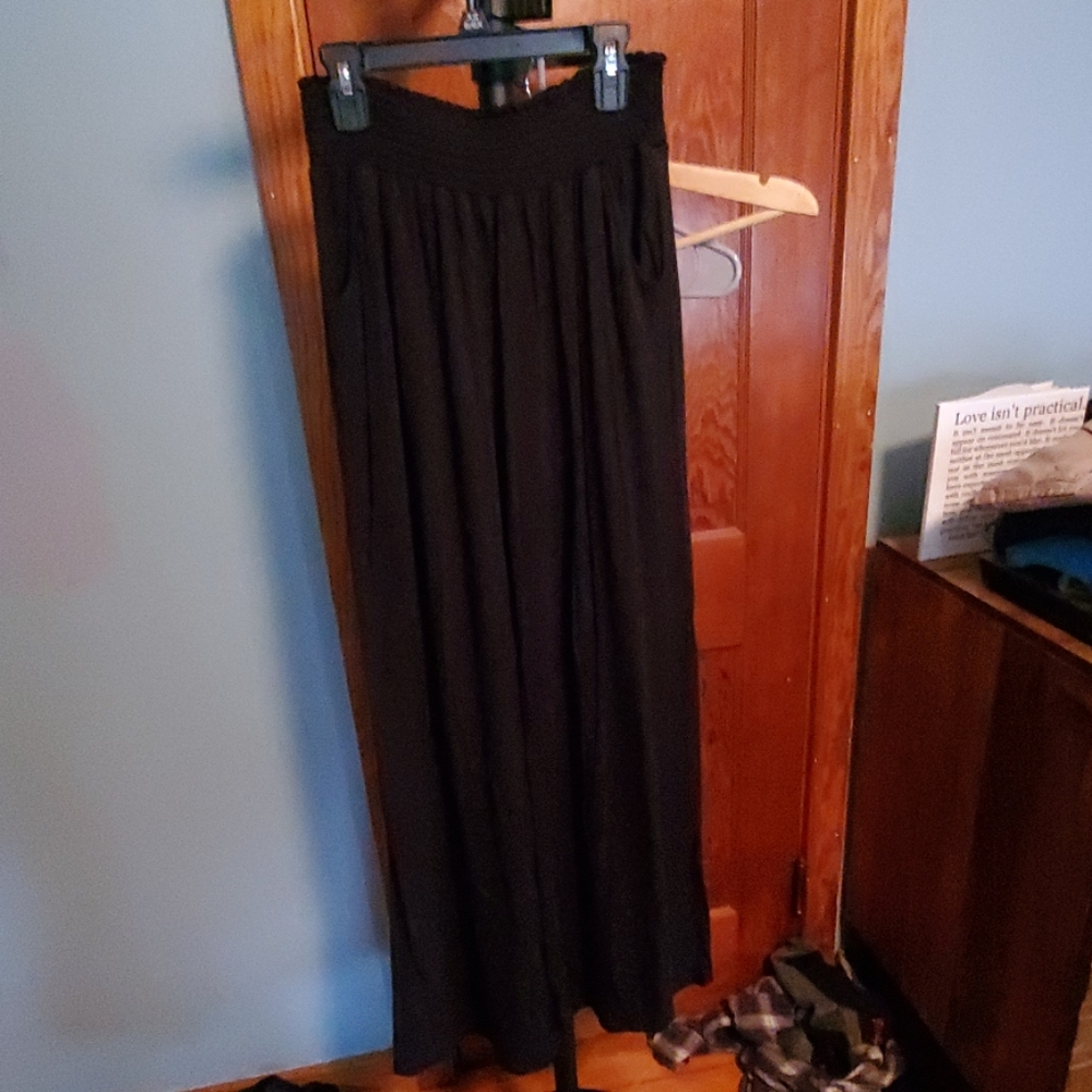 Black palazzo pants l